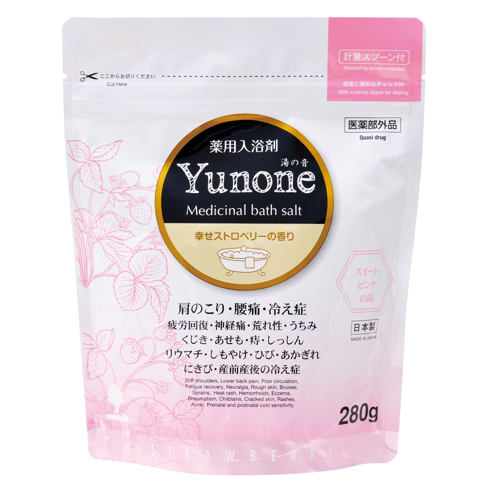 ★薬用入浴剤Ｙｕｎｏｎｅ２８０ｇ 1個ストロベリー