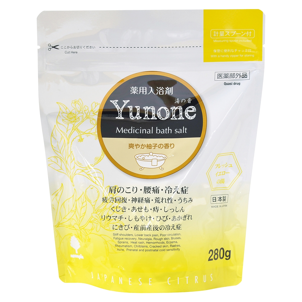 ★薬用入浴剤Ｙｕｎｏｎｅ２８０ｇ１個爽やか柚子