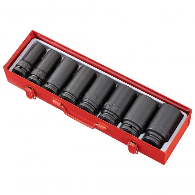 ☆19mm 8PCSディープインパクトソケットセット