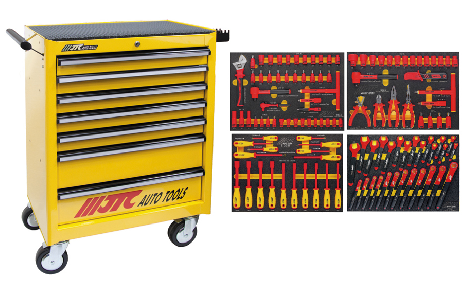 7段工具箱　絶縁工具セット