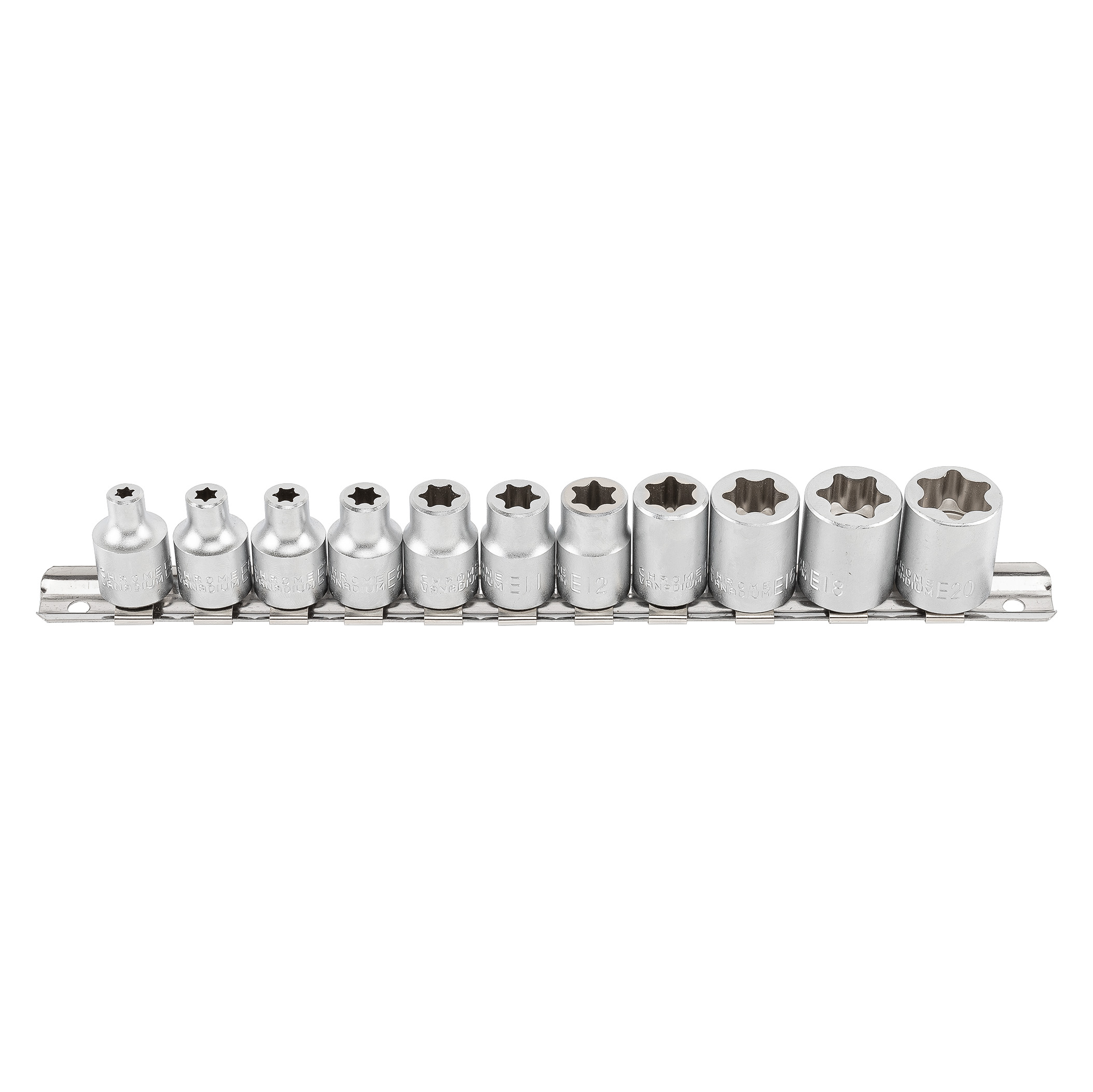 ☆11PCS フラットカットスターソケットセット JTC7124